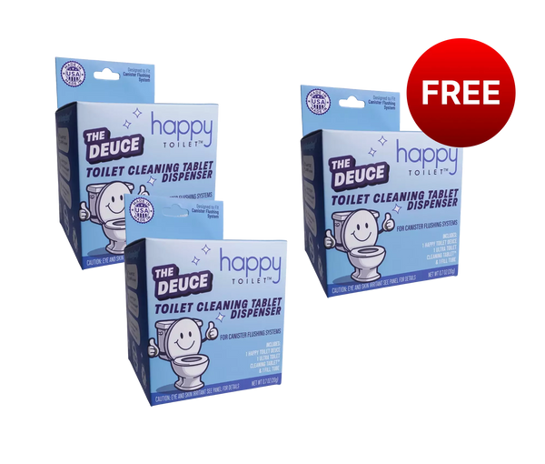 Buy 2 Happy Toilet Cleaners, Get 1 FREE